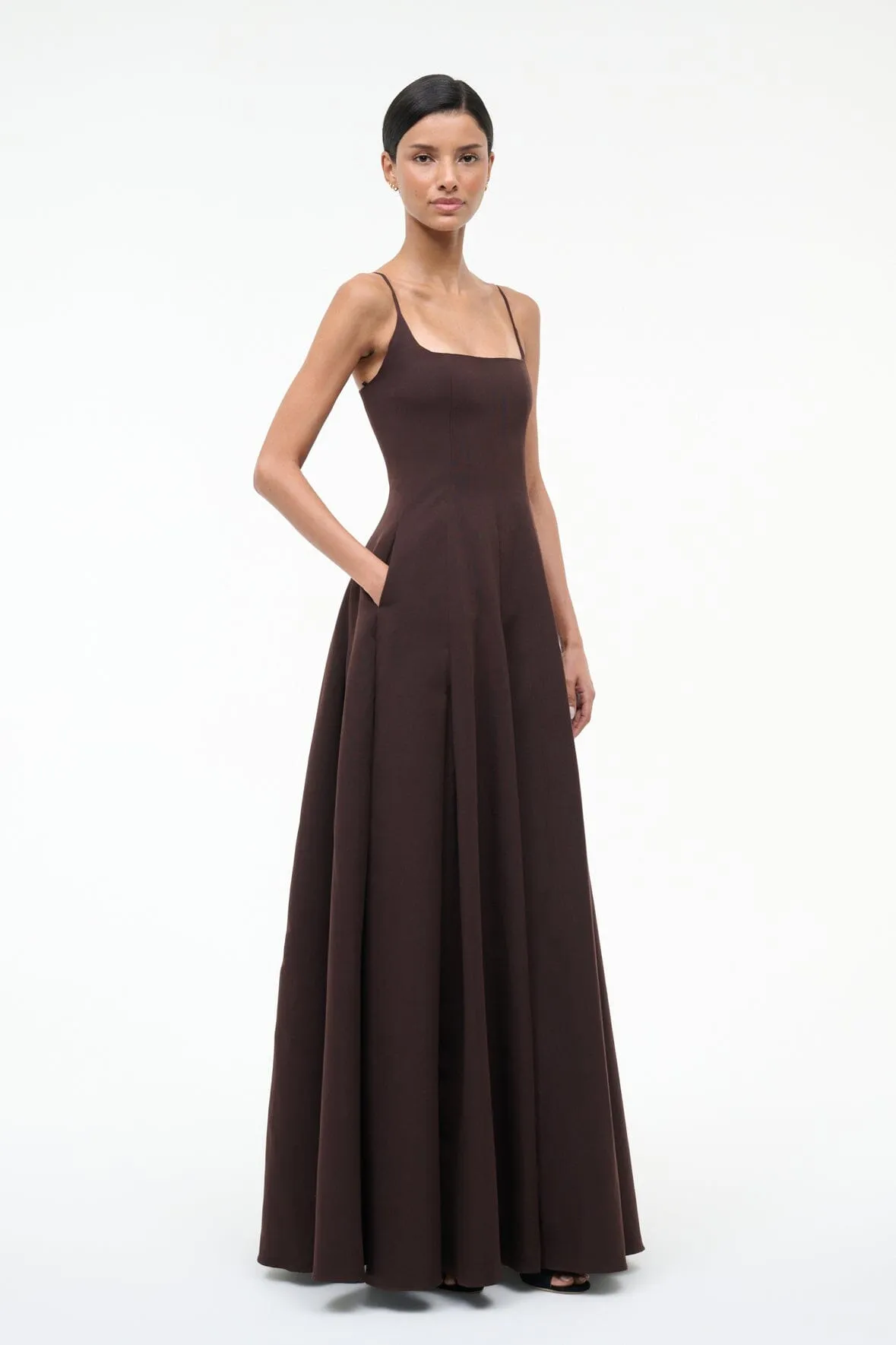 JOY MAXI DRESS | EARTH sold by STAUD product image thumbnail 2