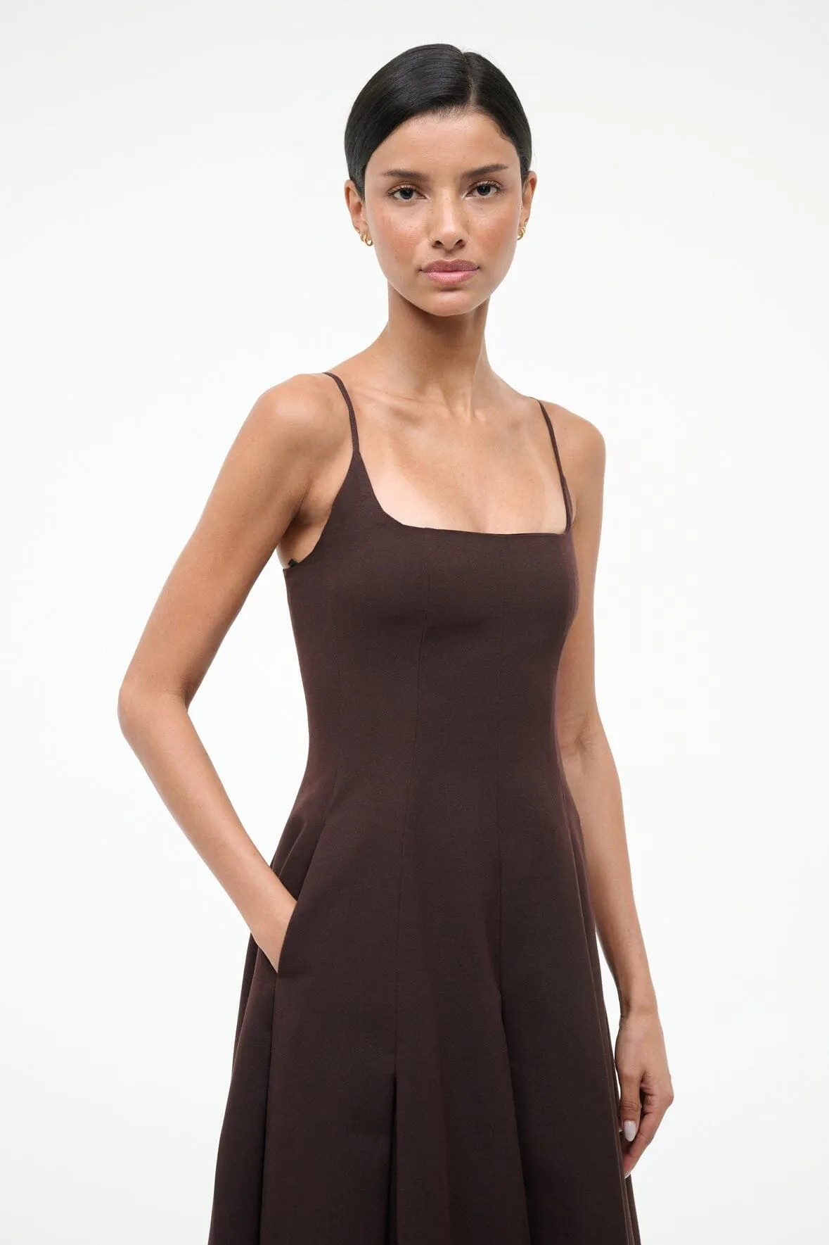 JOY MAXI DRESS | EARTH sold by STAUD product image thumbnail 4