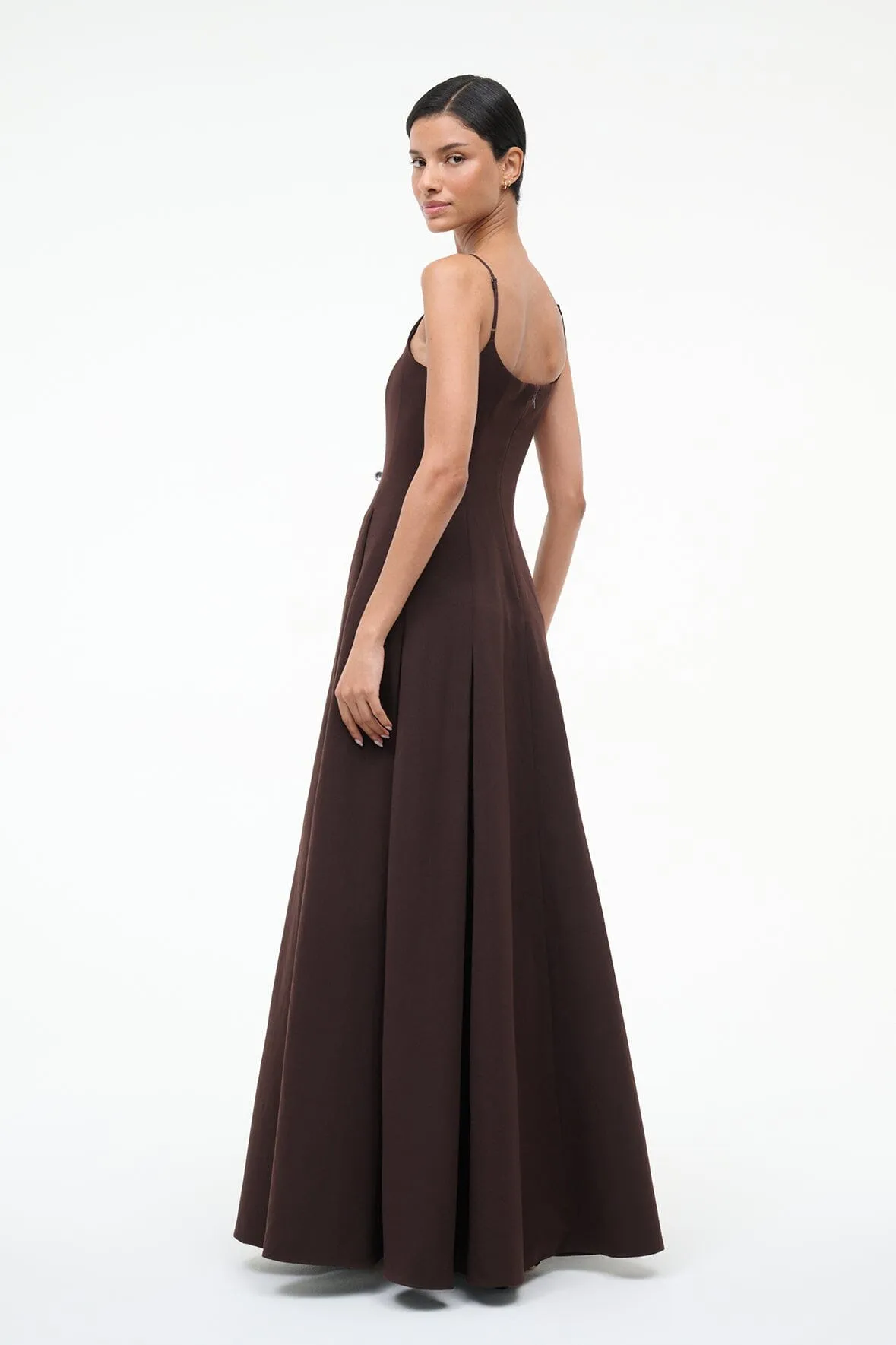 JOY MAXI DRESS | EARTH sold by STAUD product image thumbnail 3