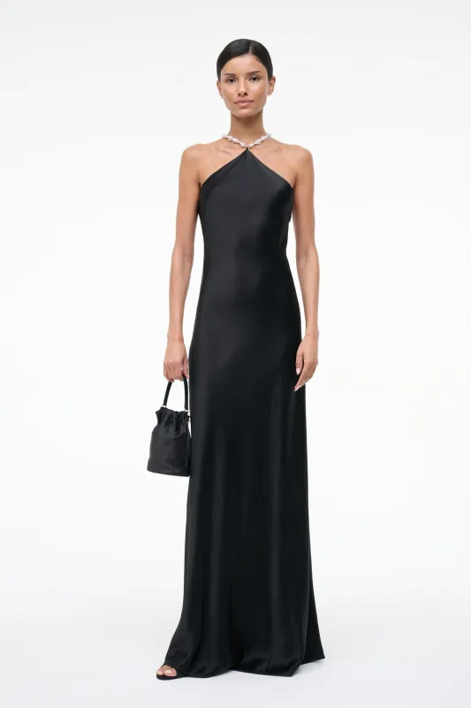 CADENCE DRESS | BLACK sold by STAUD