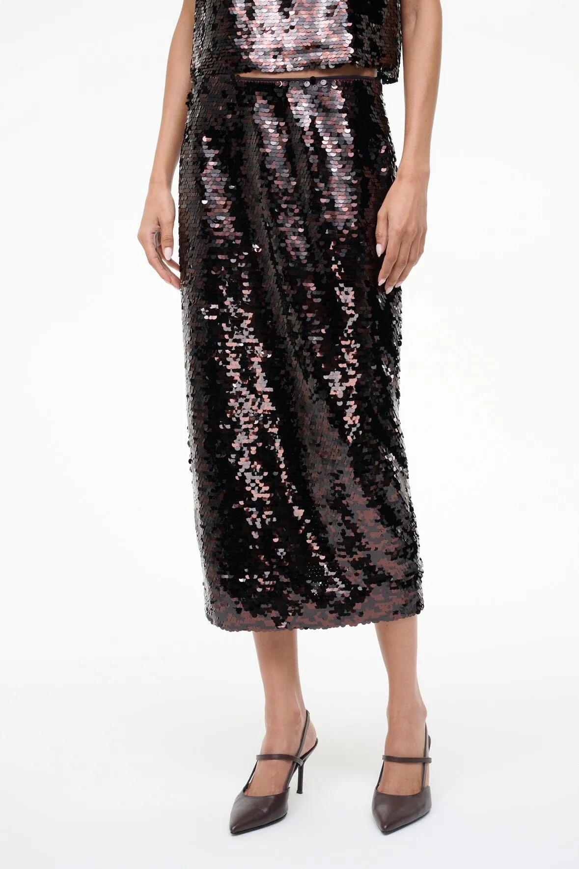CIARA SKIRT | ESPRESSO BLACK sold by STAUD product image thumbnail 2