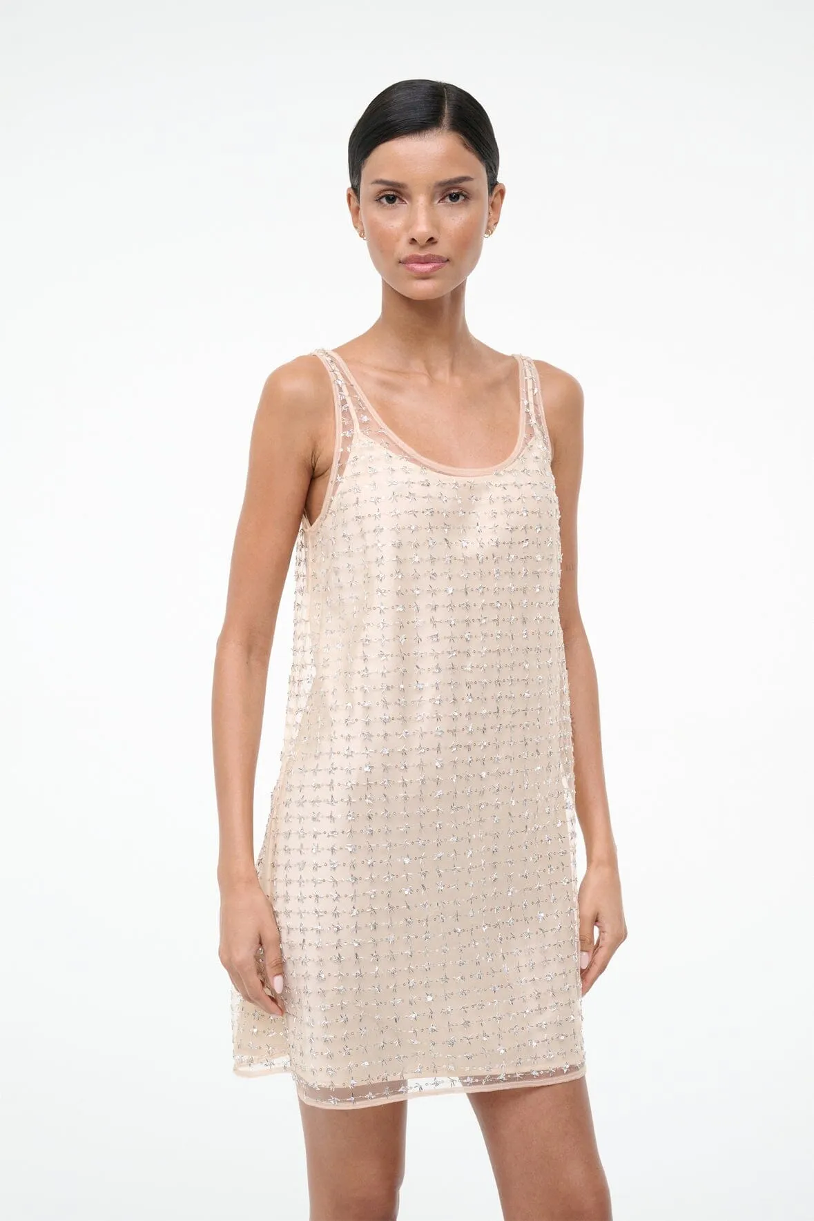 AURIELLE MINI DRESS | STARDUST sold by STAUD product image thumbnail 4