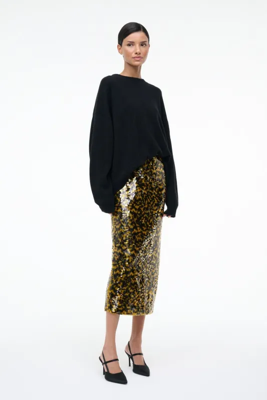 CIARA SKIRT | TURMERIC BLACK made by STAUD