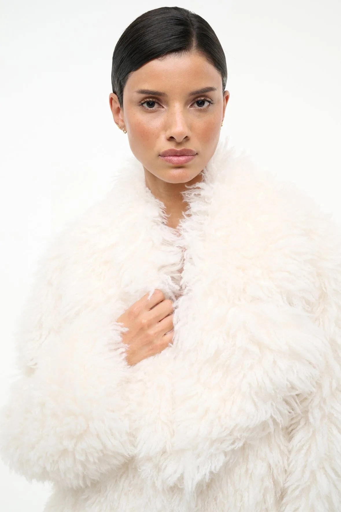 SOPRANO JACKET | IVORY sold by STAUD product image thumbnail 5