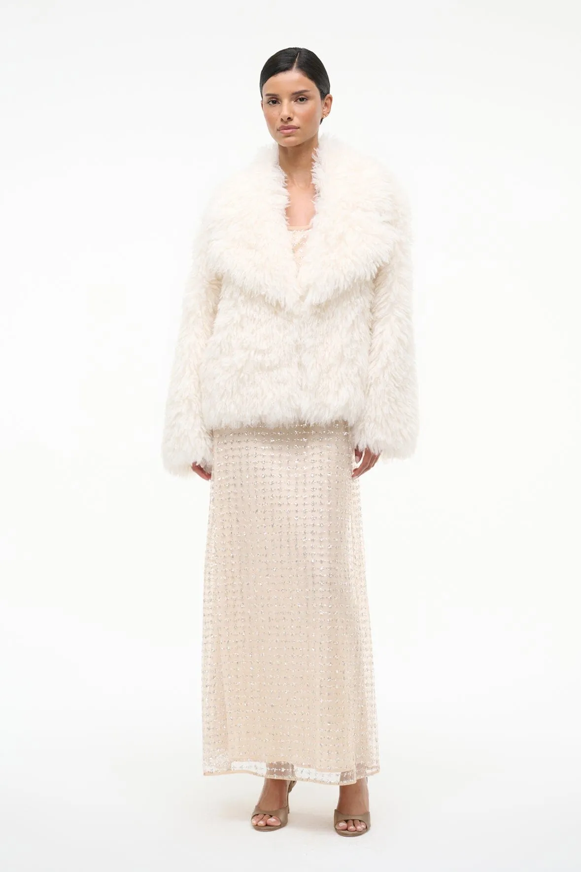 SOPRANO JACKET | IVORY sold by STAUD product image thumbnail 3