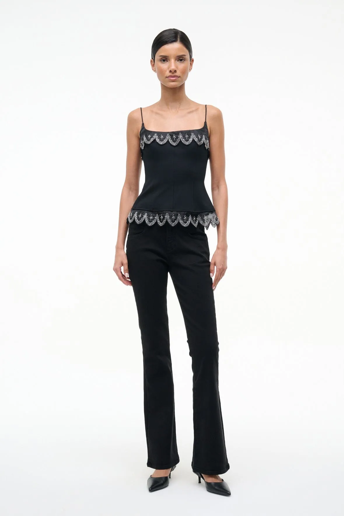 COLETTE TOP | BLACK sold by STAUD product image thumbnail 5