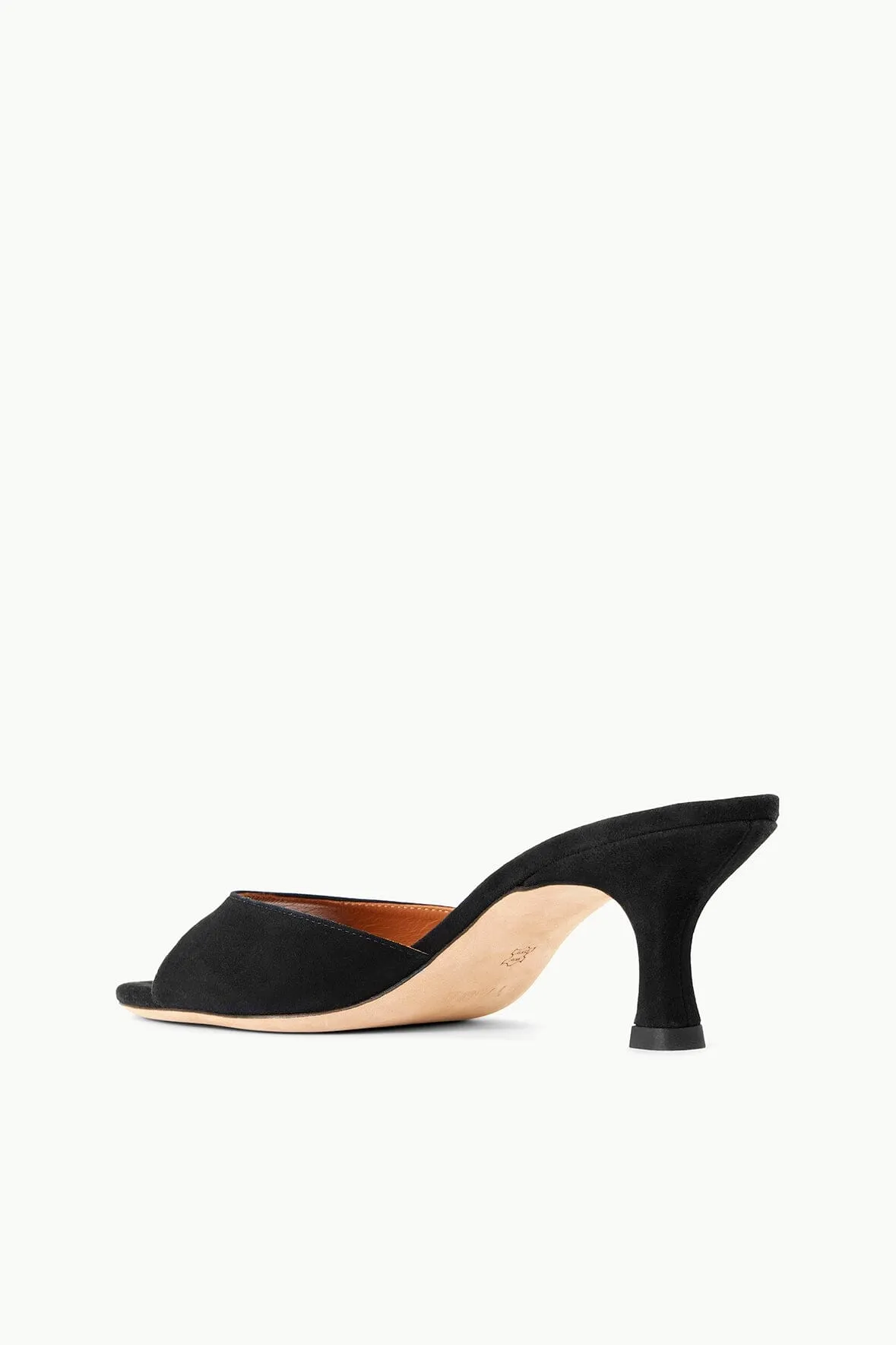 BRIGITTE MULE | BLACK SUEDE sold by STAUD product image thumbnail 5