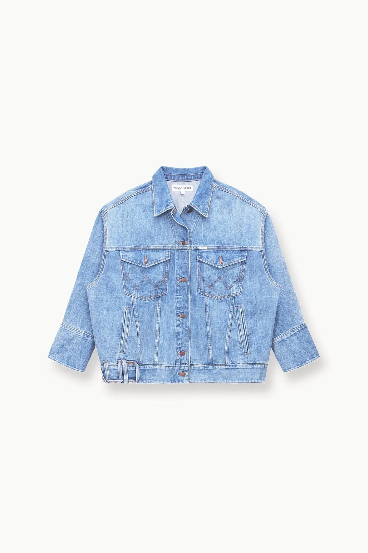 CUSTOM STAUD x C.BONZ THE BIGGEST JEAN JACKET | MID BLUE sold by STAUD product image thumbnail 5