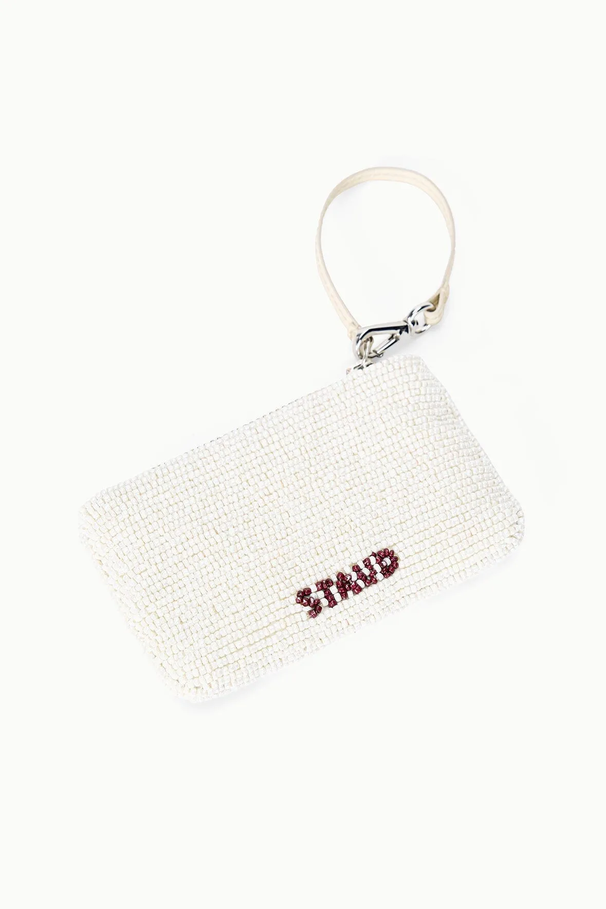 TOMMY BEADED MINI POUCH | DO NOT DISTURB sold by STAUD product image thumbnail 3