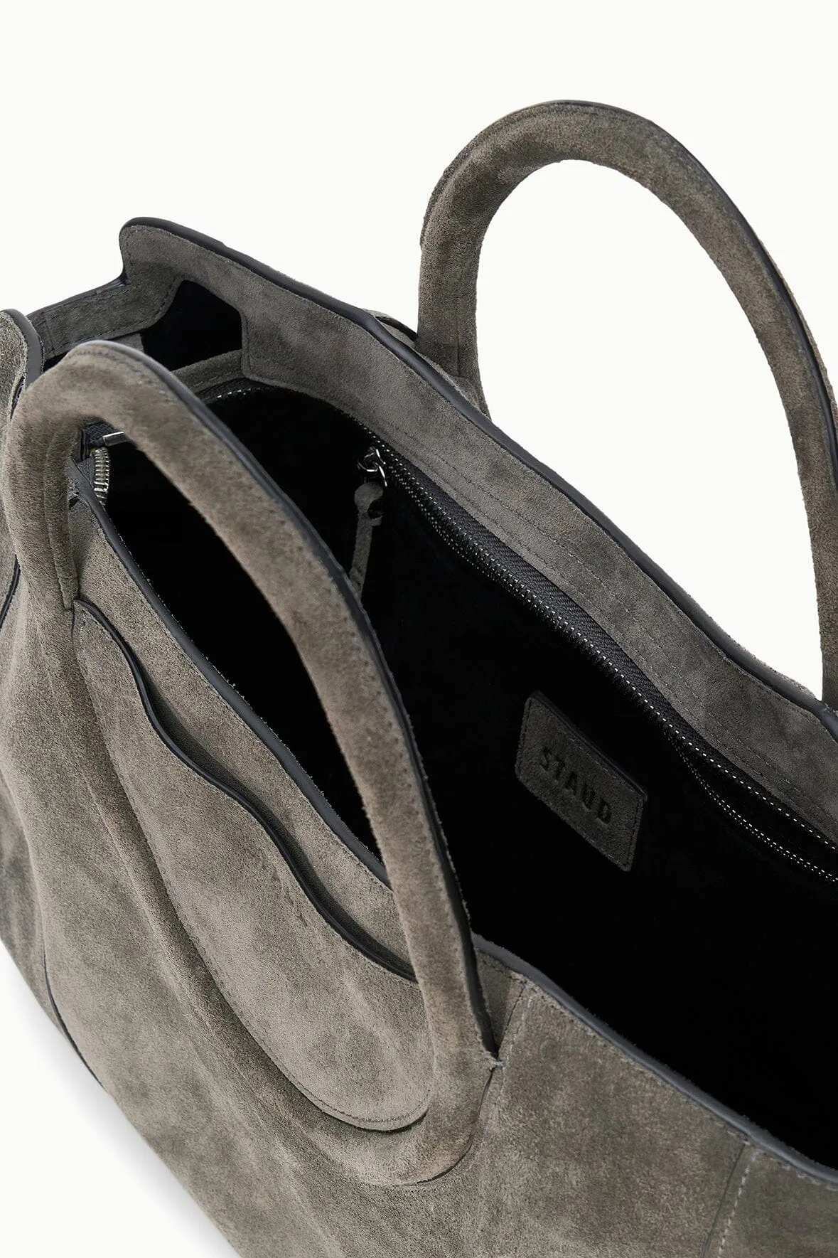 MAUDE SATCHEL | STORM SUEDE sold by STAUD product image thumbnail 5