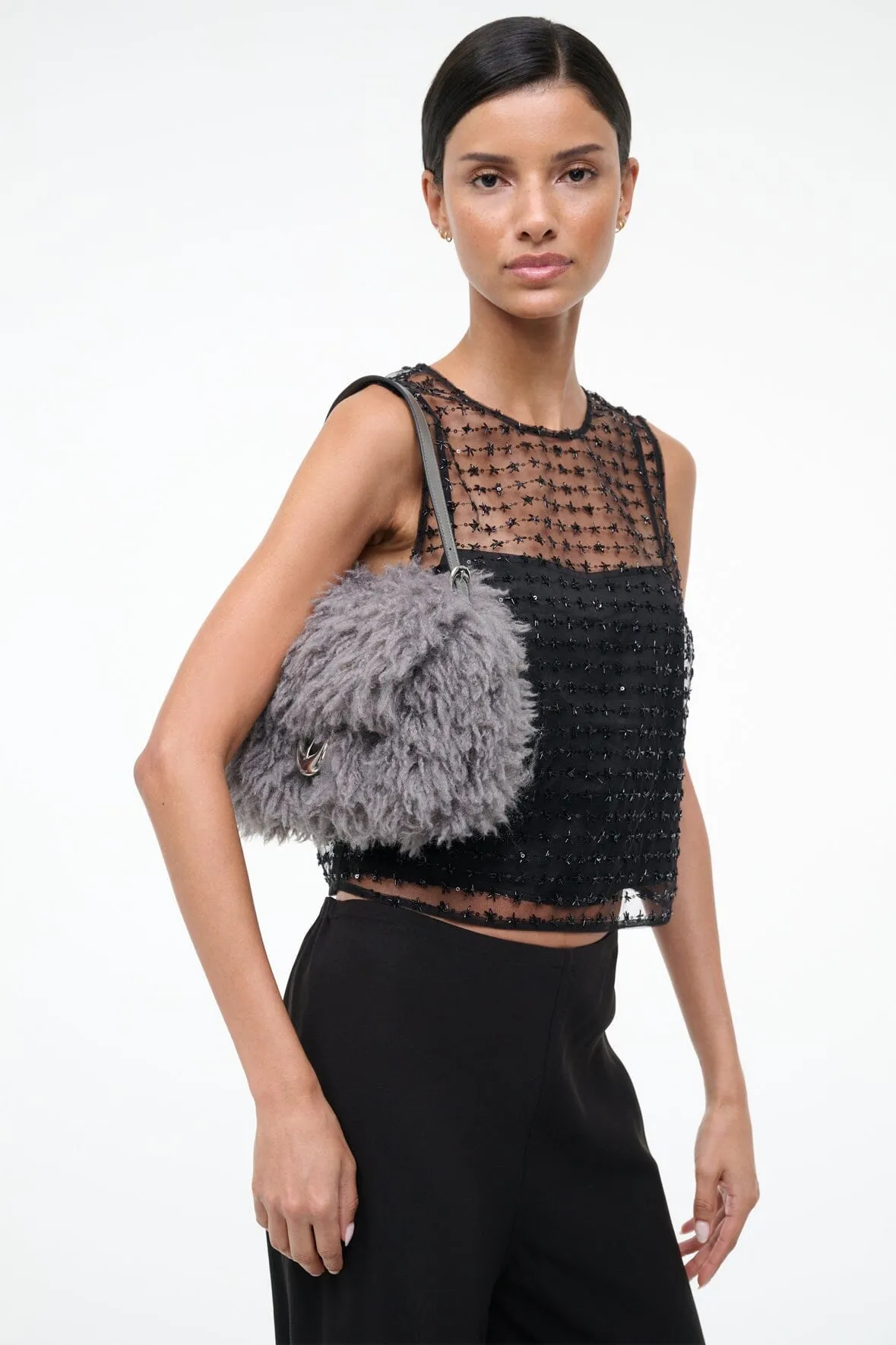 HARLOW BAG | STORM FUR sold by STAUD product image thumbnail 2
