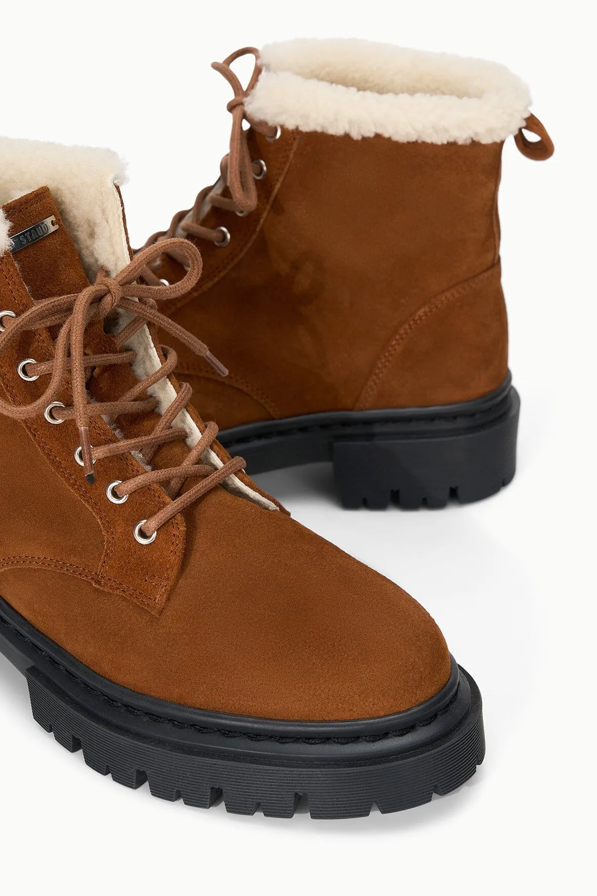 HENRY COMBAT BOOT | TABAC SUEDE sold by STAUD product image thumbnail 4