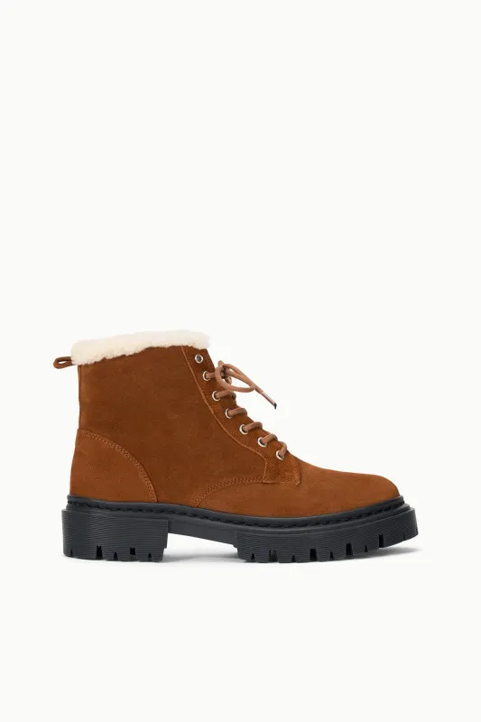 HENRY COMBAT BOOT | TABAC SUEDE sold by STAUD