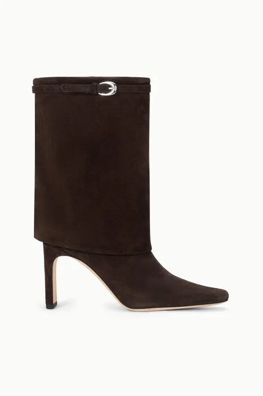 WALLY FOLDOVER MID-CALF BOOT | ESPRESSO sold by STAUD