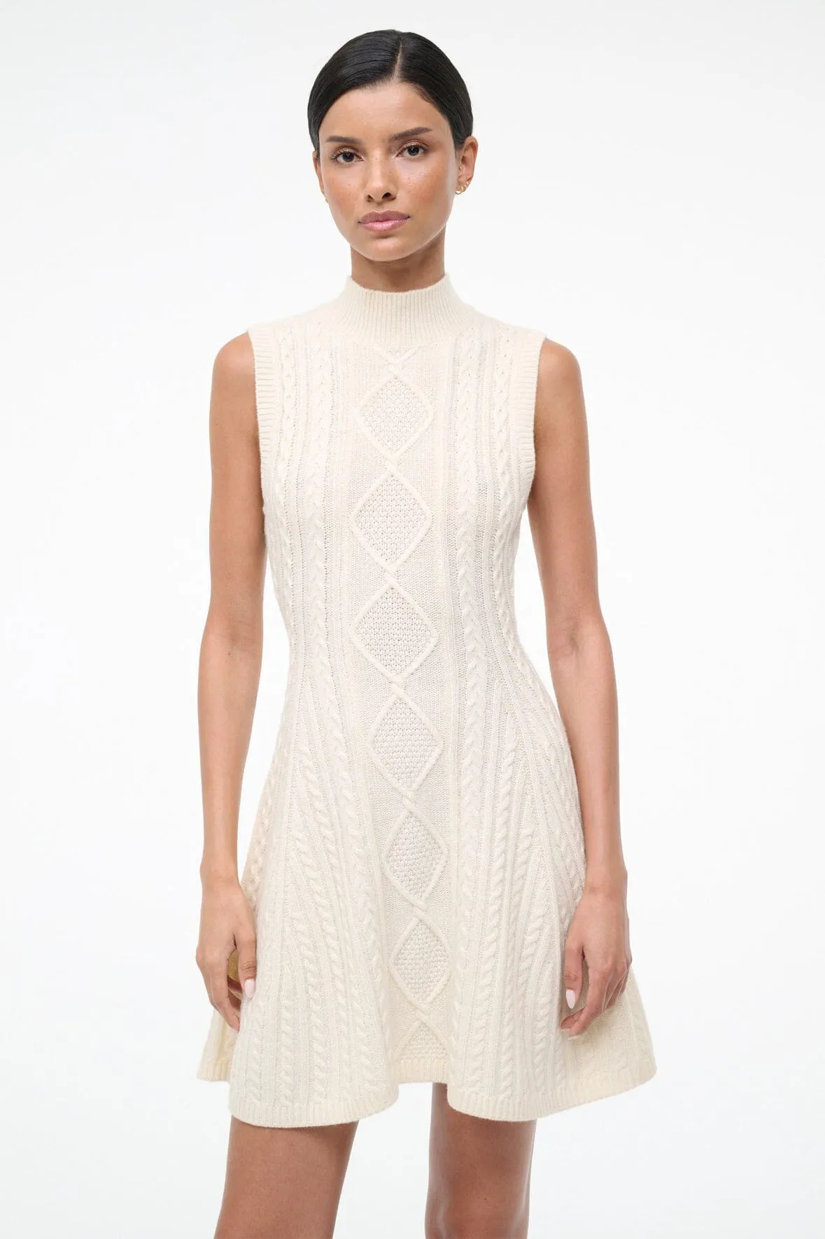 CHARADE SWEATER DRESS | IVORY sold by STAUD product image thumbnail 3