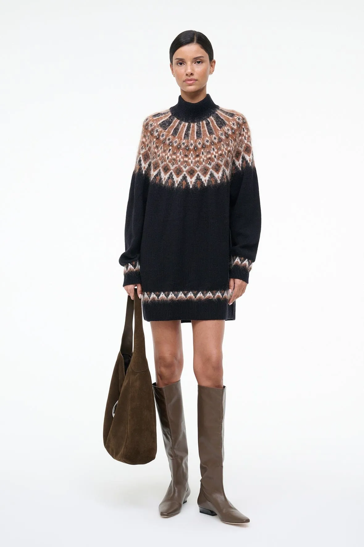 LIZA SWEATER DRESS | ZERMATT sold by STAUD