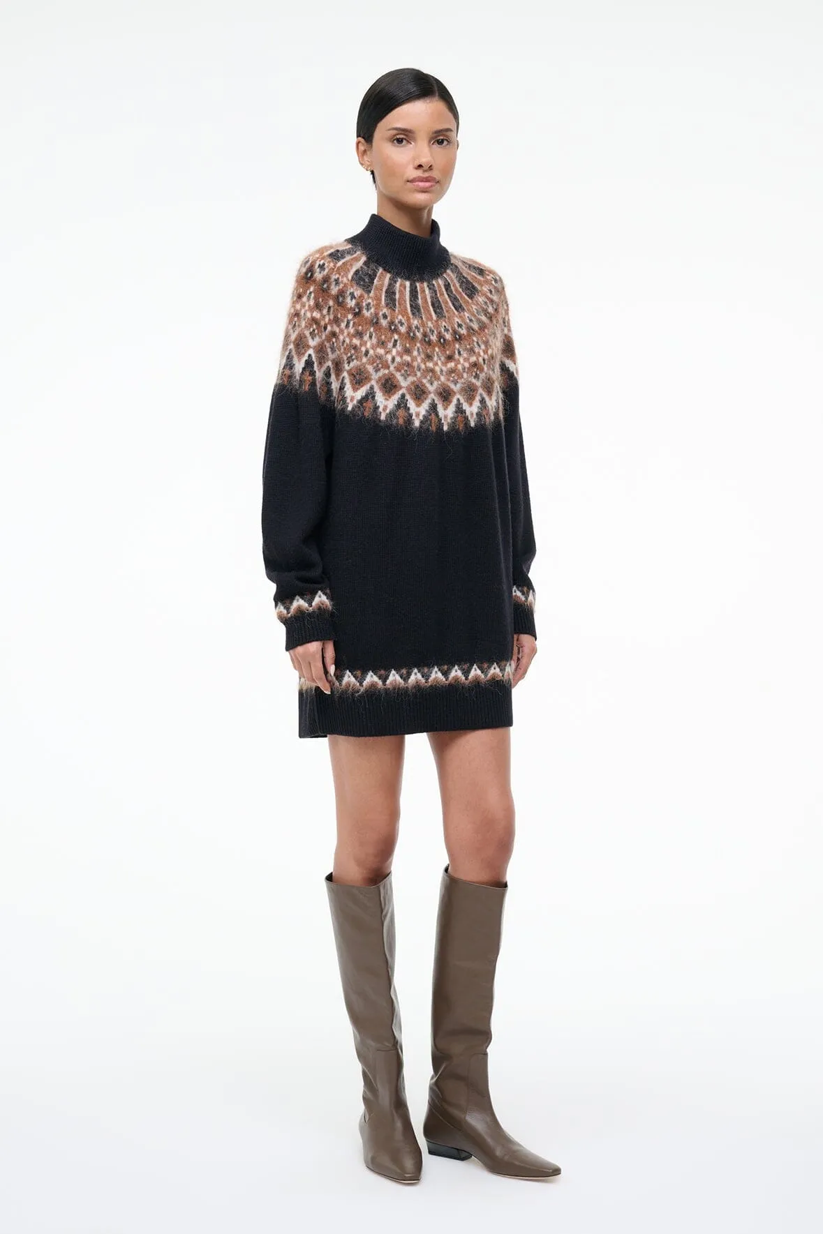 LIZA SWEATER DRESS | ZERMATT sold by STAUD product image thumbnail 3