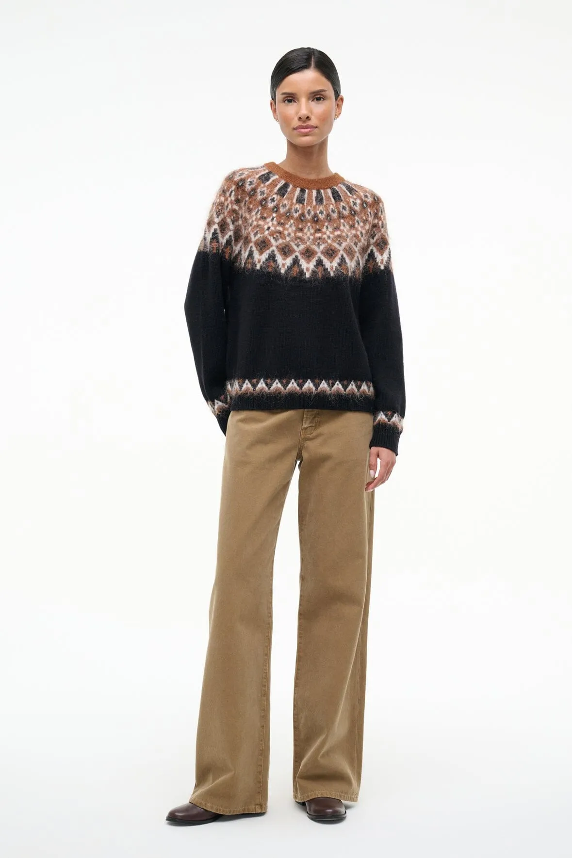 ZANE SWEATER | ZERMATT sold by STAUD