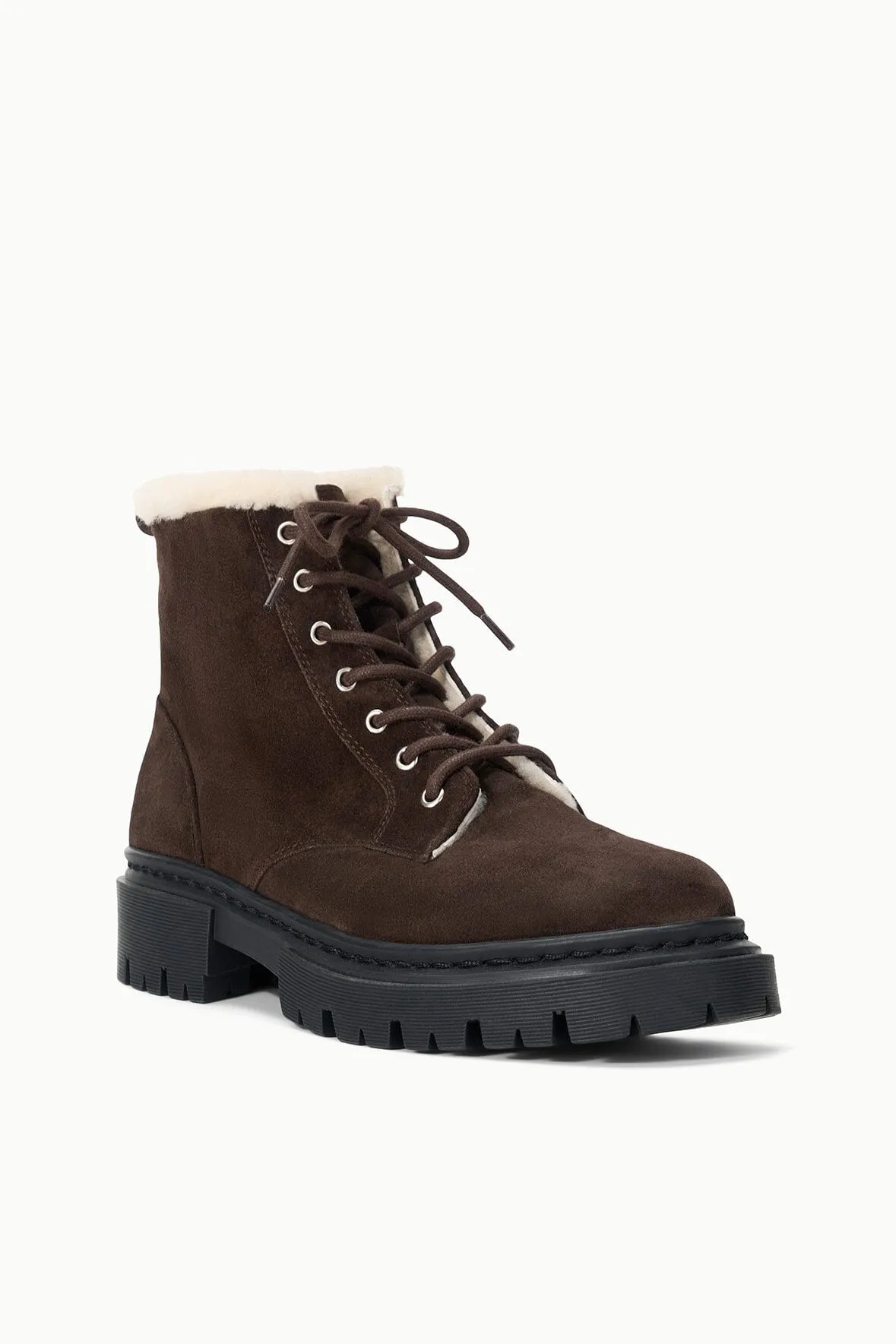 HENRY COMBAT BOOT | ESPRESSO SUEDE sold by STAUD product image thumbnail 2