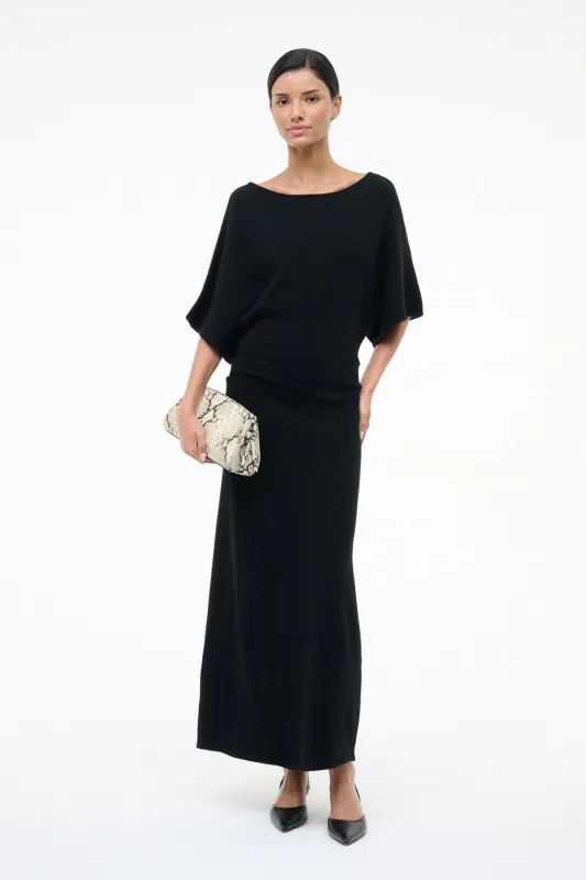 AMELIE SWEATER DRESS | BLACK sold by STAUD