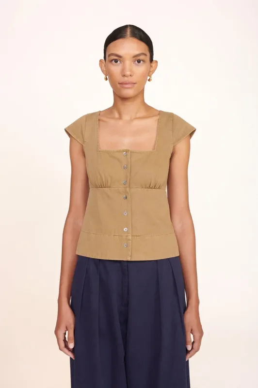 JULIA TOP | ROSEMARY sold by STAUD