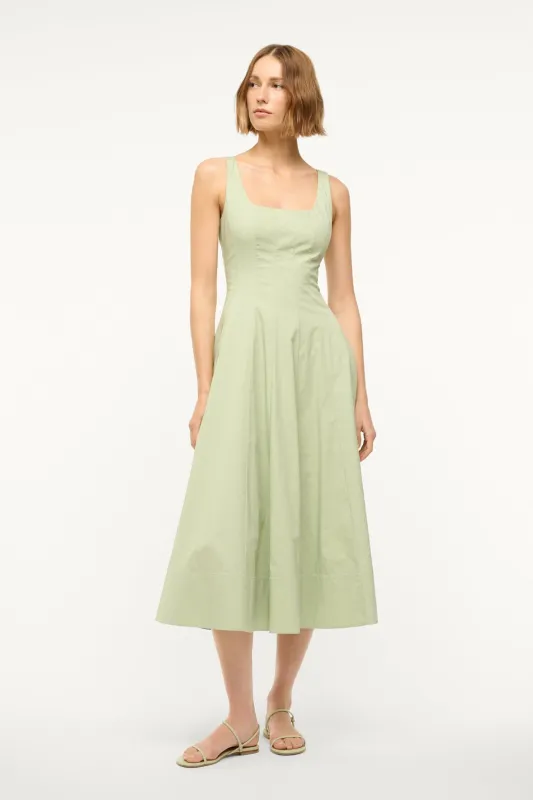 WELLS DRESS | PALE JADE sold by STAUD