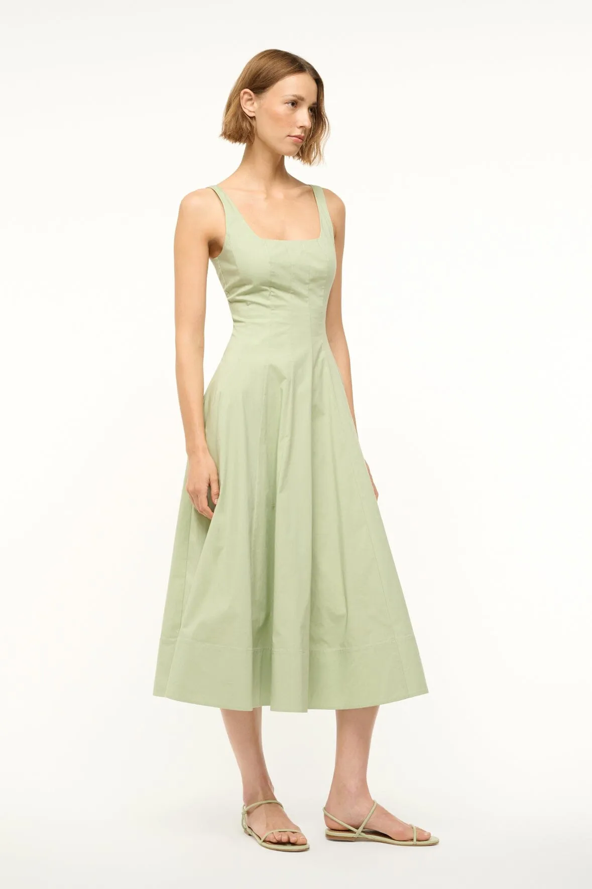 WELLS DRESS | PALE JADE sold by STAUD product image thumbnail 2
