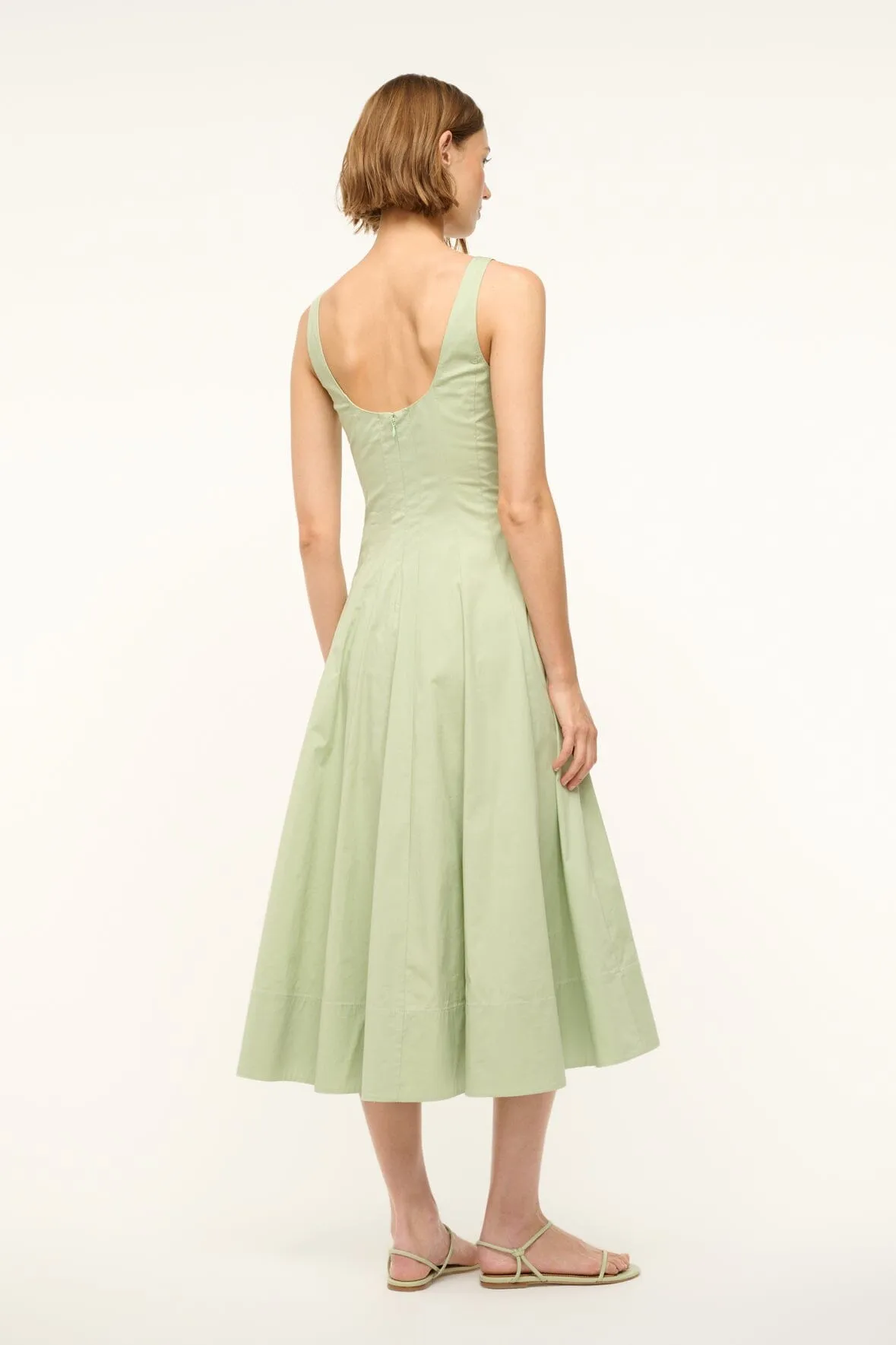 WELLS DRESS | PALE JADE sold by STAUD product image thumbnail 3