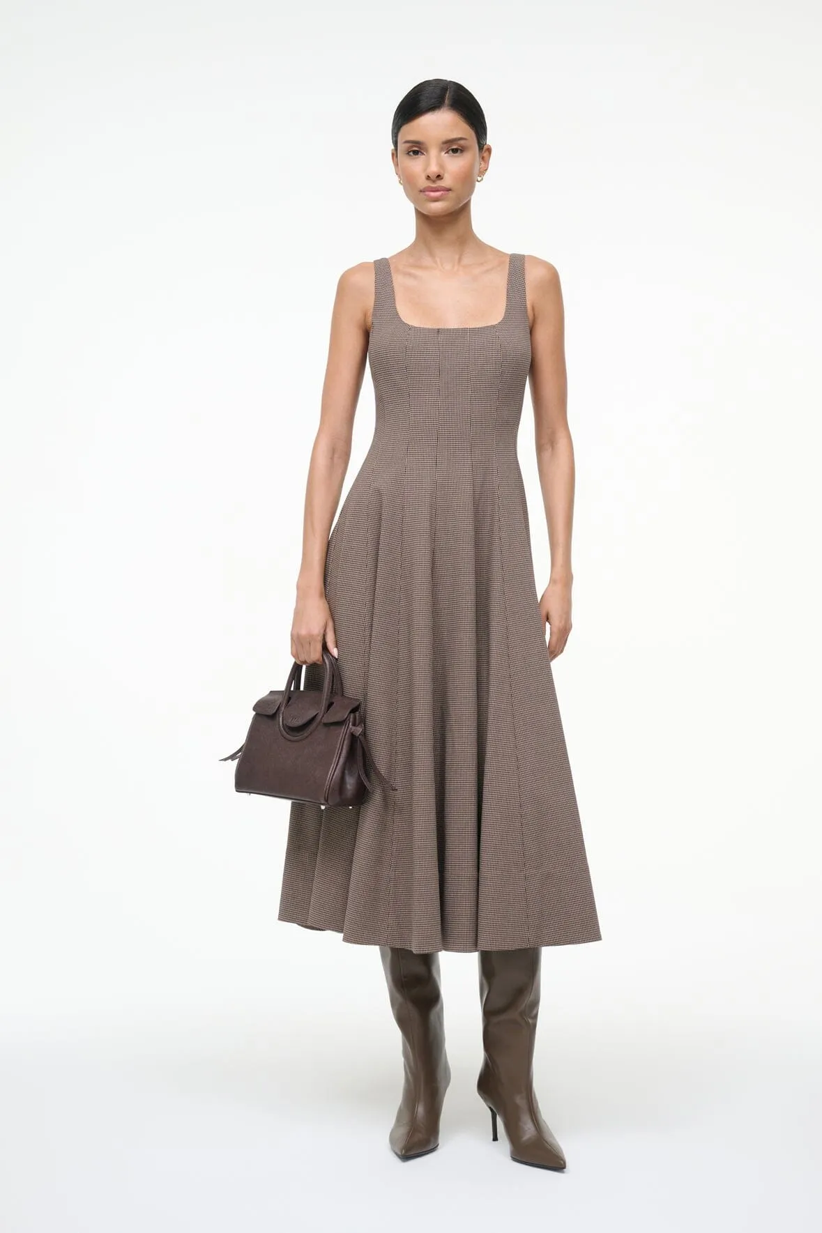 WELLS DRESS | HOUNDSTOOTH sold by STAUD product image thumbnail 4