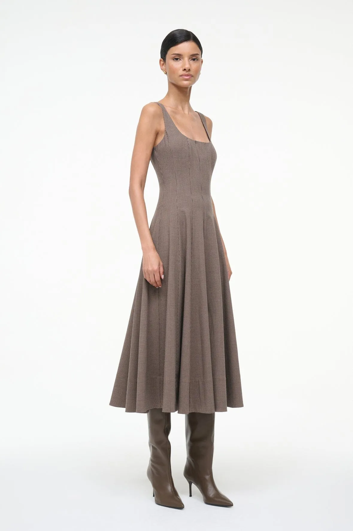 WELLS DRESS | HOUNDSTOOTH sold by STAUD product image thumbnail 2