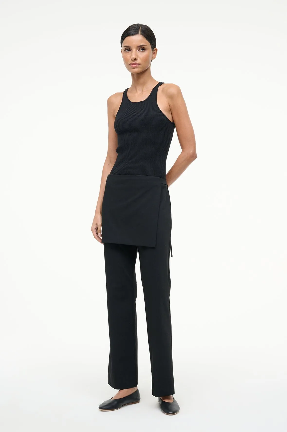 HANNAH PANT | BLACK sold by STAUD product image thumbnail 4