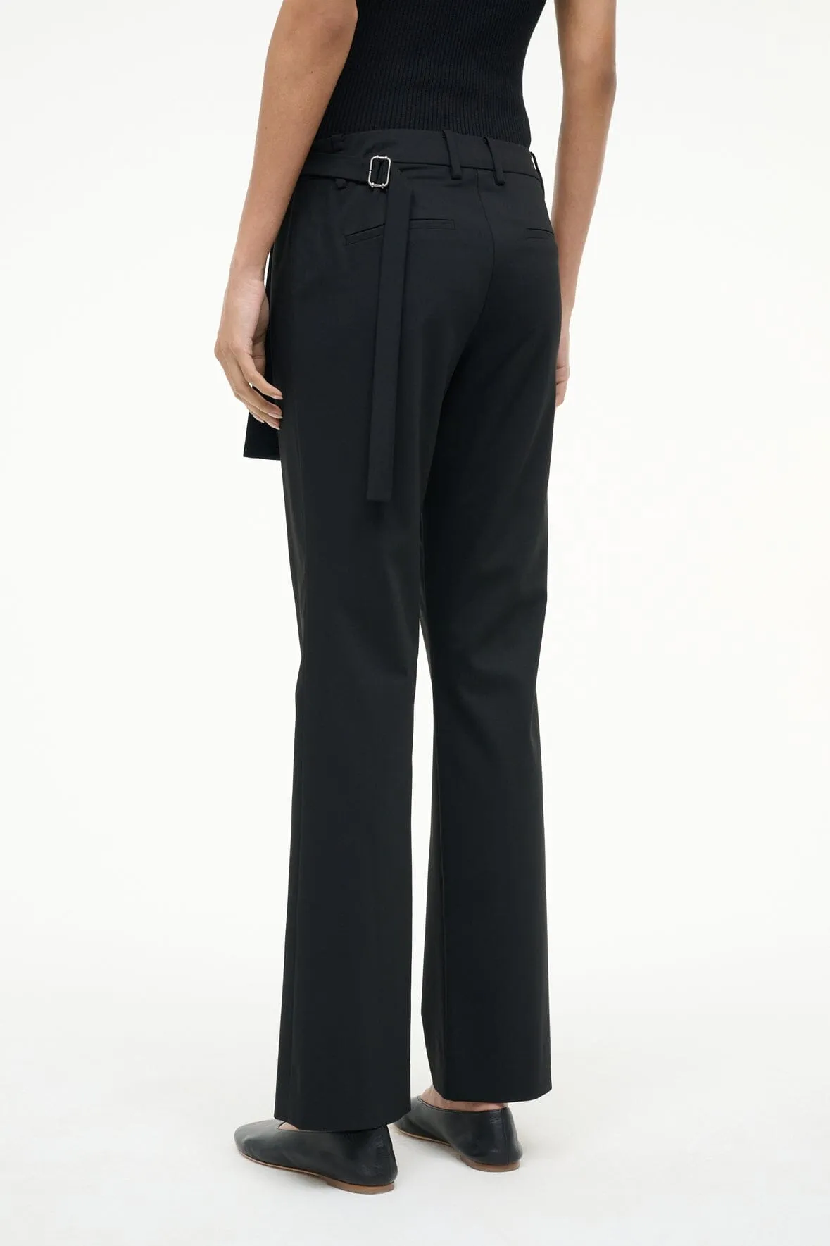 HANNAH PANT | BLACK sold by STAUD product image thumbnail 5