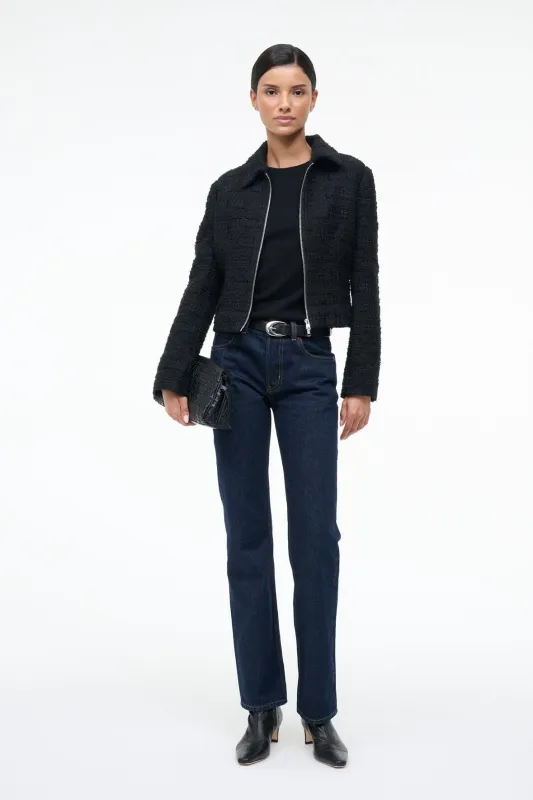 MARINO JACKET | BLACK sold by STAUD