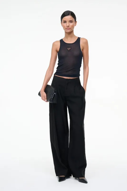 PIERRE PANT | BLACK sold by STAUD