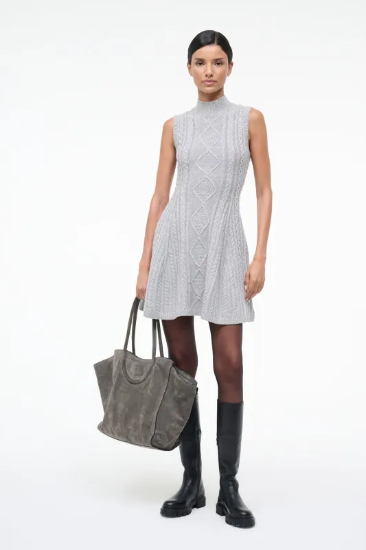 CHARADE SWEATER DRESS | HEATHER GREY sold by STAUD