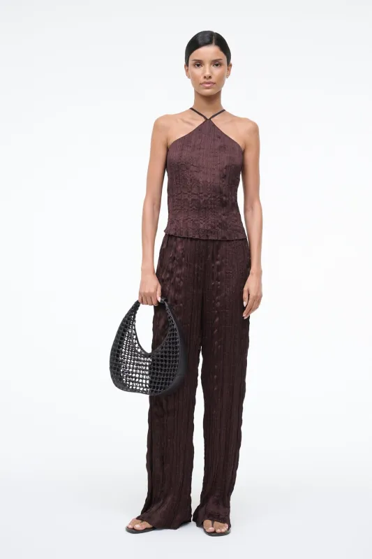 NAMI PANT | EARTH PLISSE sold by STAUD