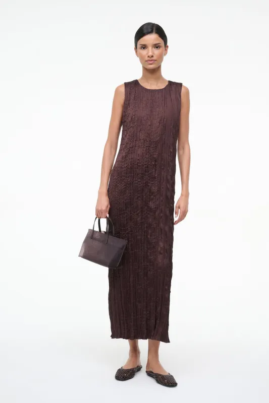 MIZU DRESS | EARTH PLISSE sold by STAUD