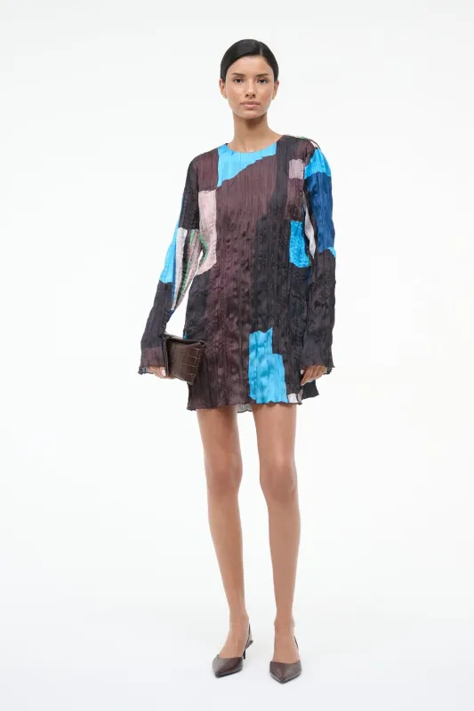 KONA DRESS | BLUE PRISM sold by STAUD