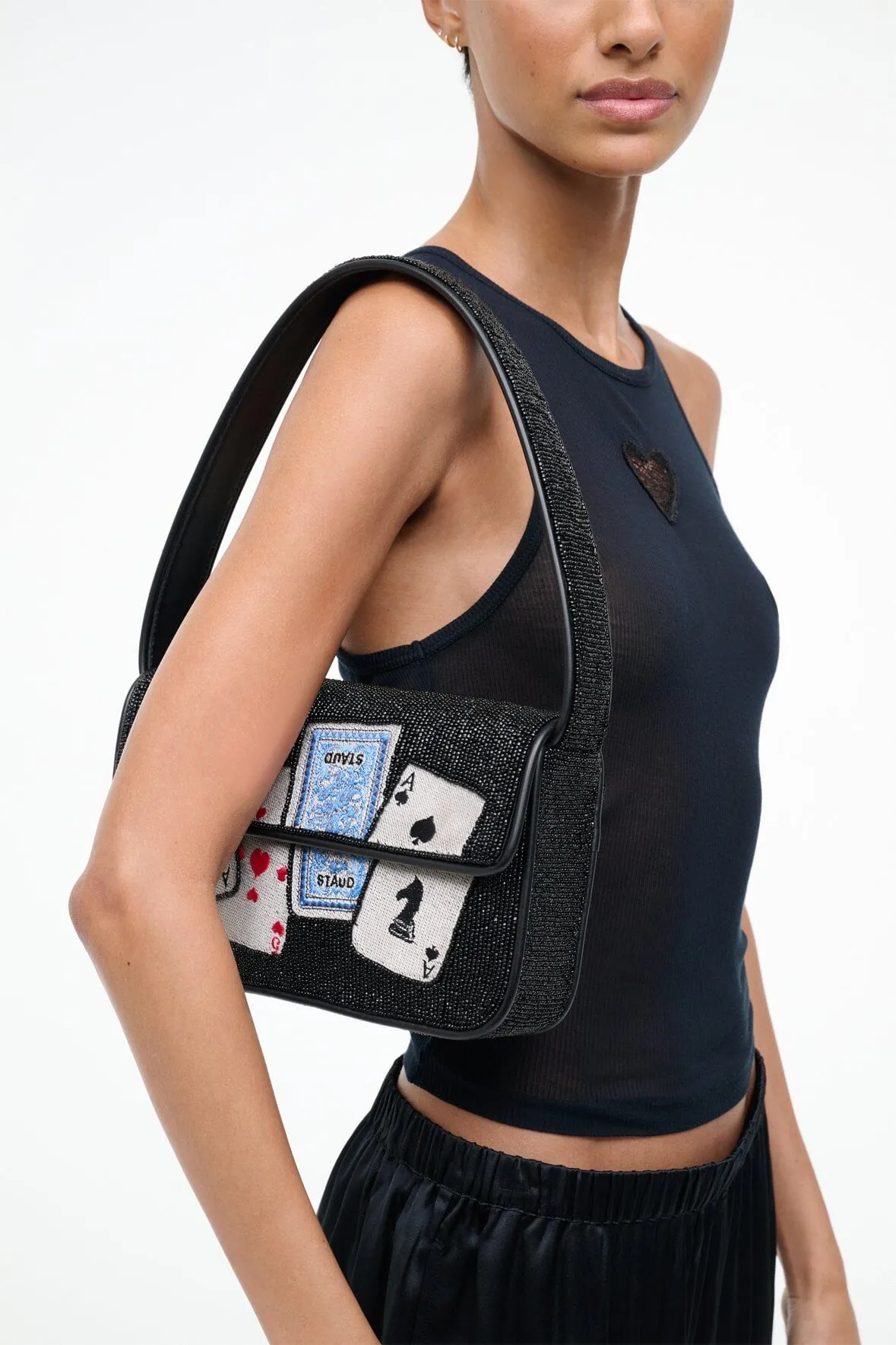 TOMMY BEADED BAG | HOUSE OF CARDS sold by STAUD product image thumbnail 2