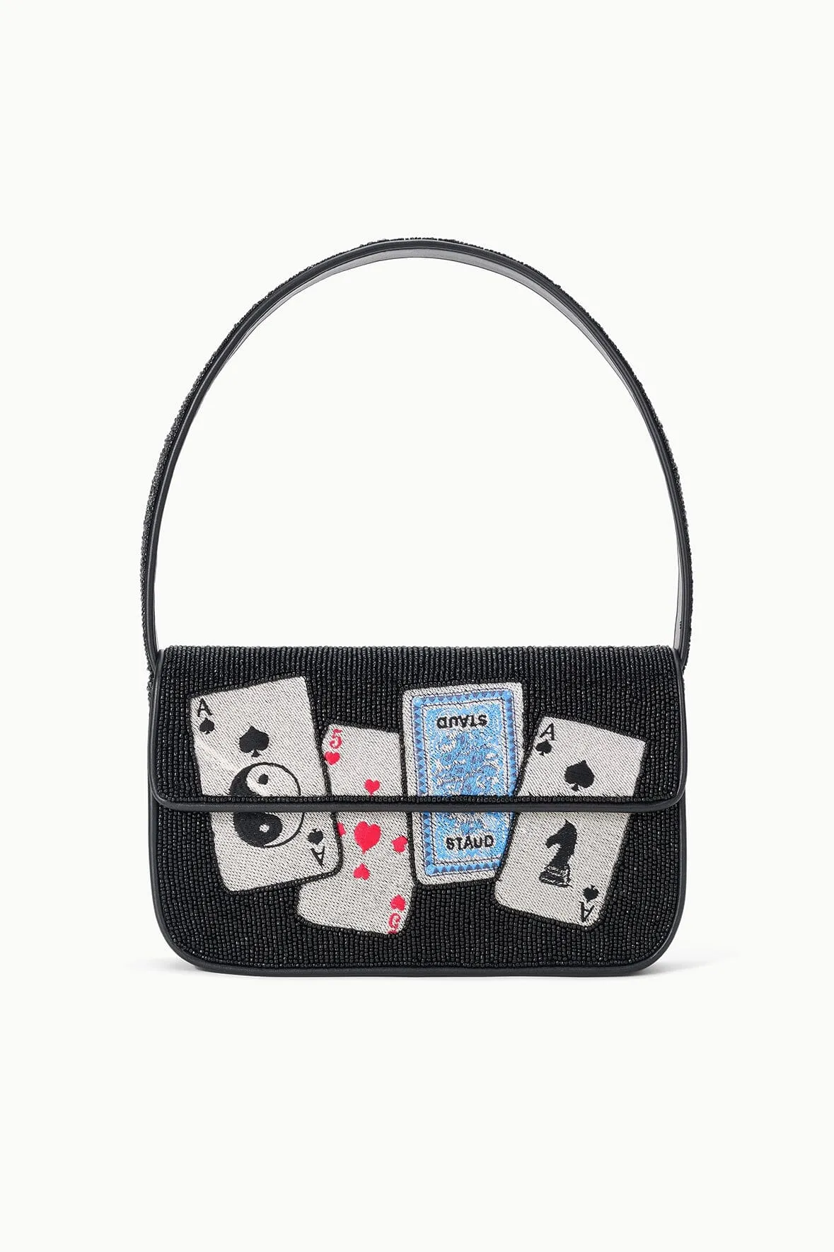 TOMMY BEADED BAG | HOUSE OF CARDS sold by STAUD