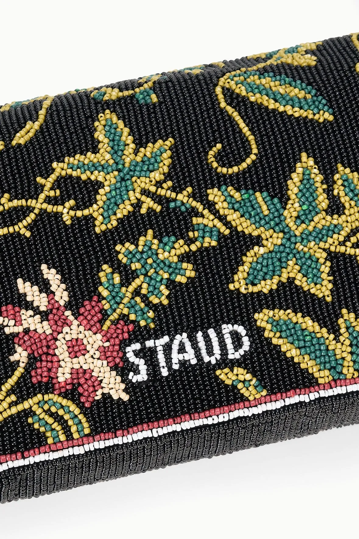 TIMMY CONVERTIBLE SHOULDER BAG | BLACK FLORAL sold by STAUD product image thumbnail 5