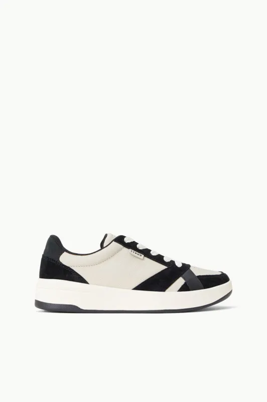 STAUD + KEDS THE COURT SNEAKER | BLACK CREAM sold by STAUD