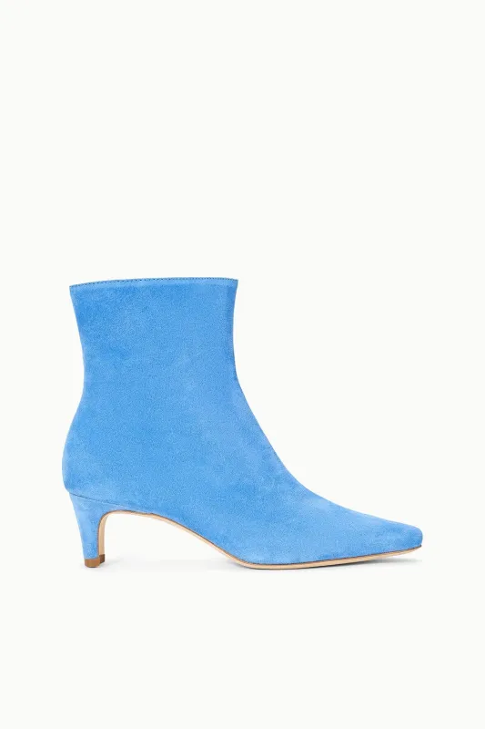 WALLY ANKLE BOOT | STAUD BLUE SUEDE sold by STAUD
