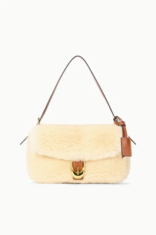 ST. REGIS HARLOW BAG | NATURAL SHEARLING sold by STAUD