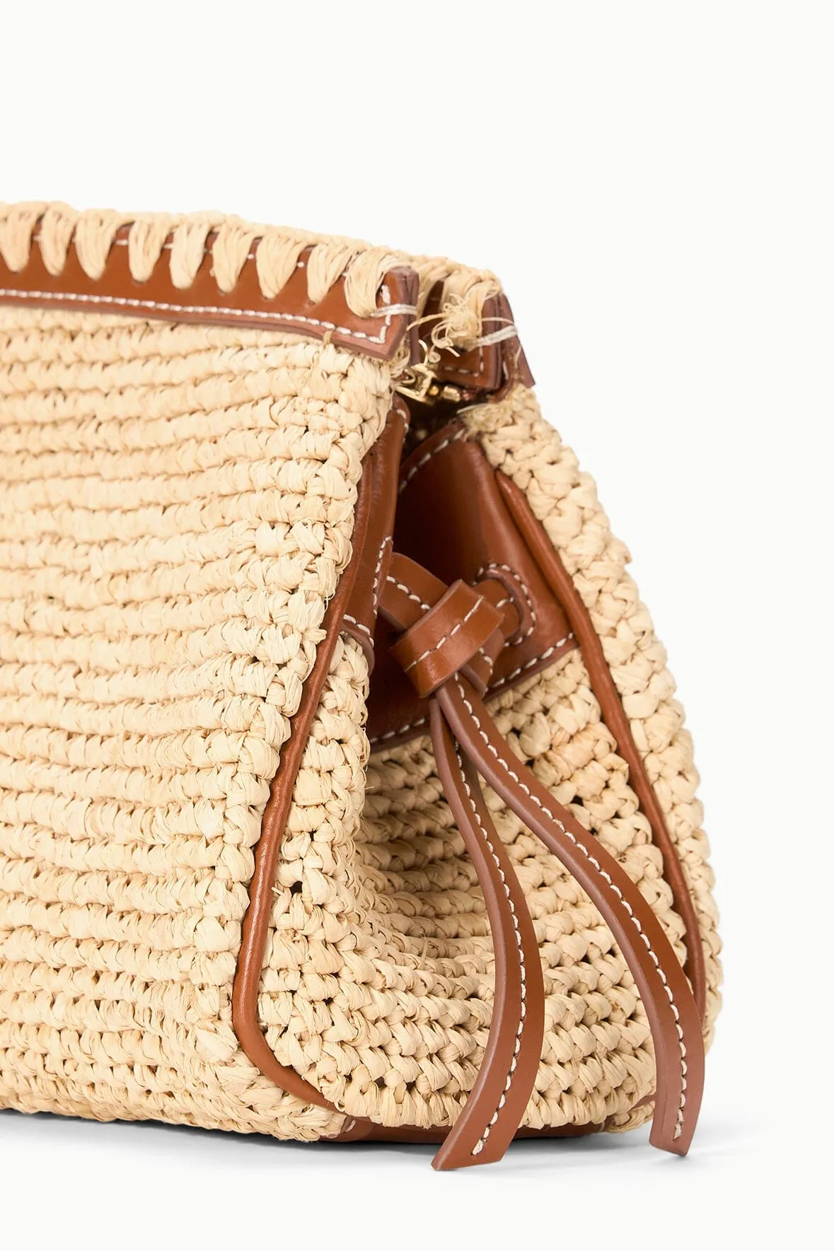 MAUDE CONVERTIBLE CLUTCH | NATURAL TAN sold by STAUD product image thumbnail 5