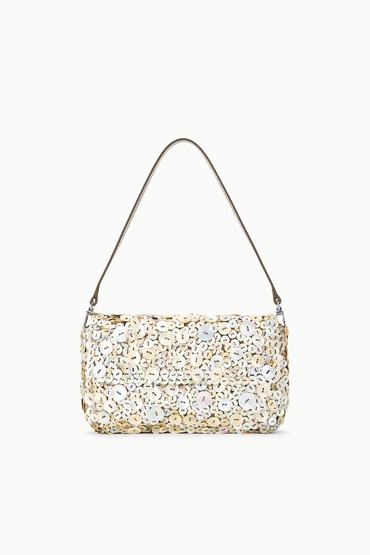 TIMMY SHOULDER BAG | MOTHER OF PEARL sold by STAUD