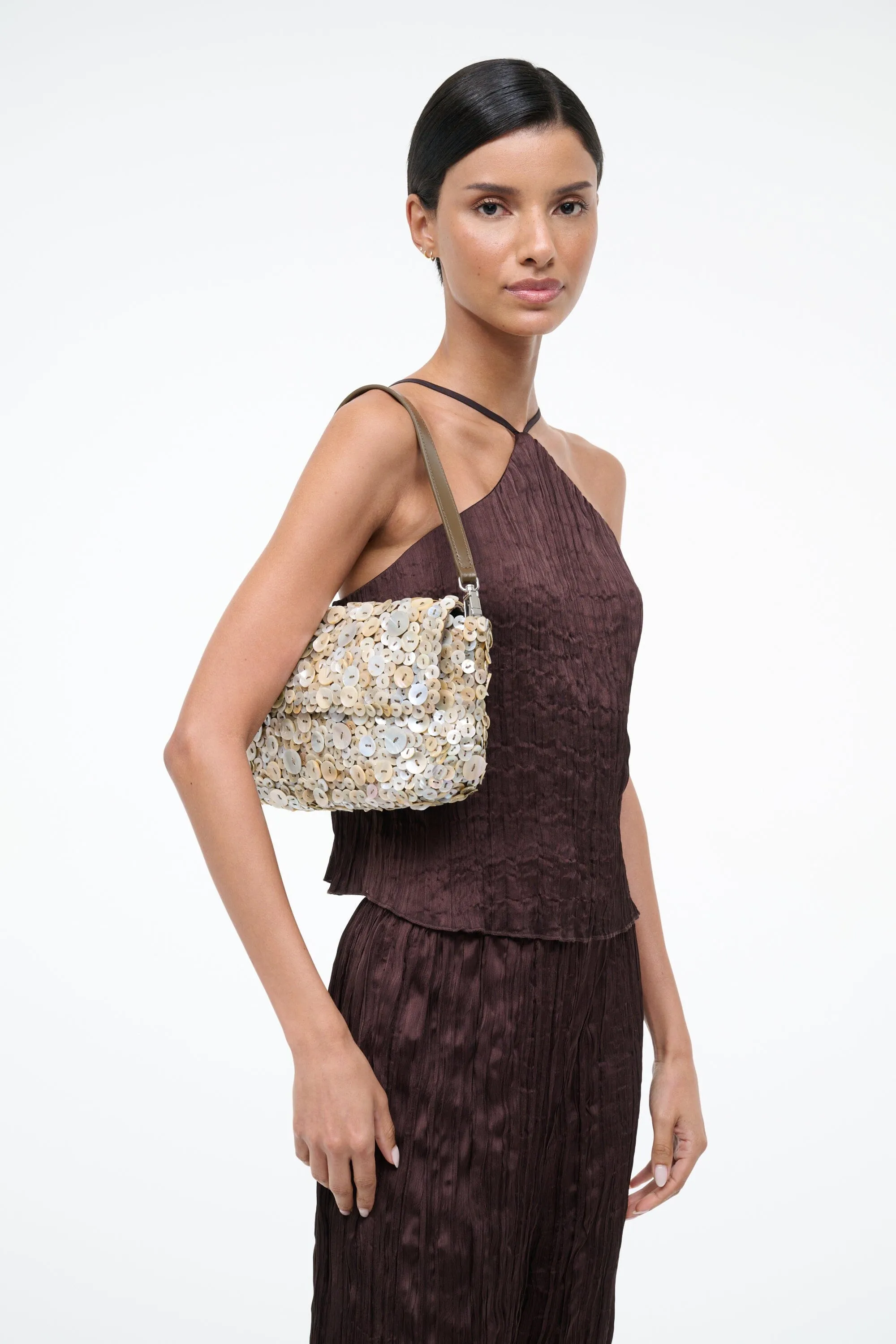 TIMMY SHOULDER BAG | MOTHER OF PEARL sold by STAUD product image thumbnail 2