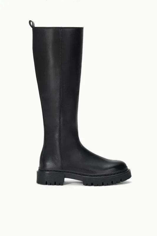HENRY KNEE BOOT | BLACK sold by STAUD