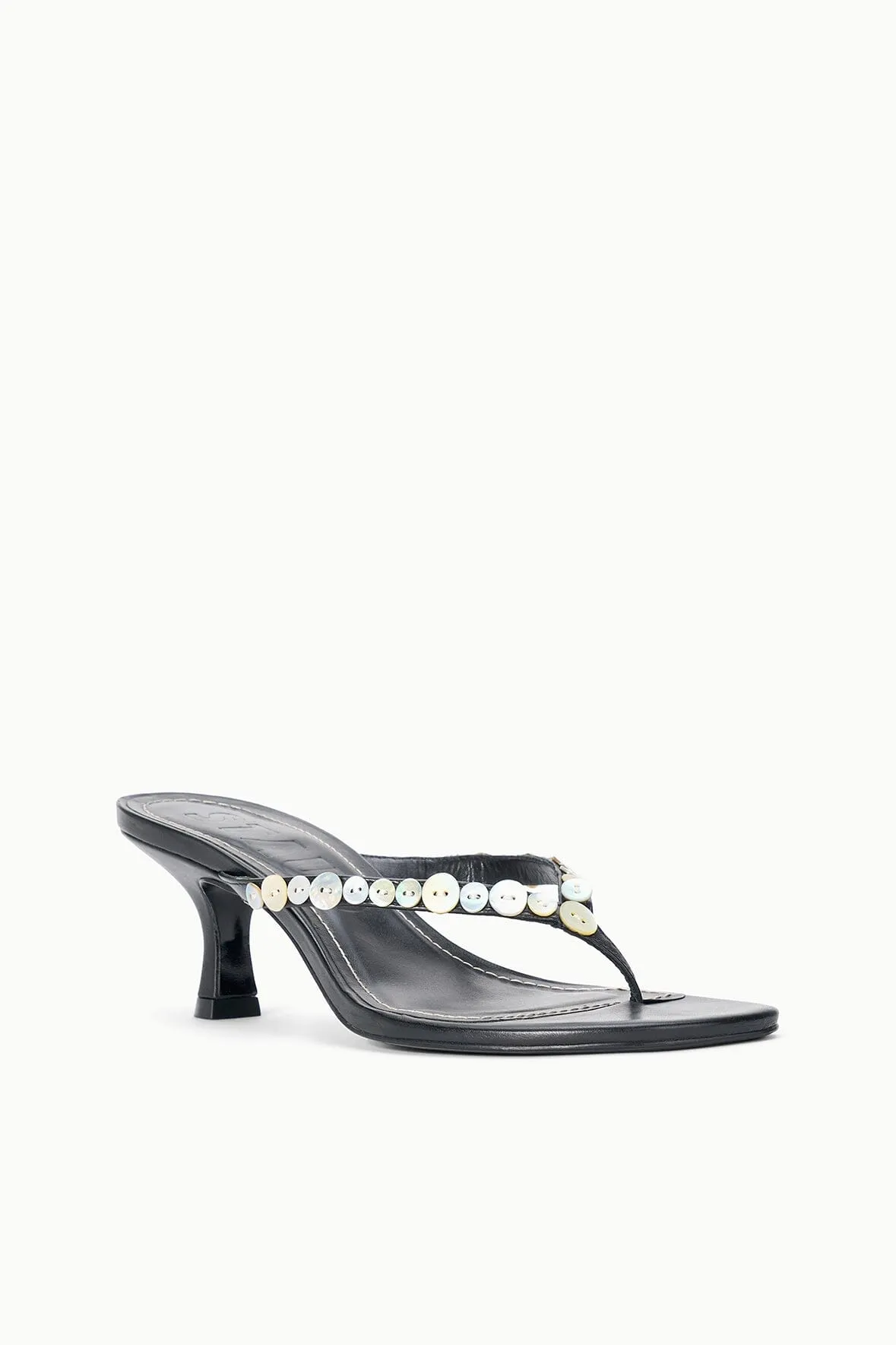 FREJA KITTEN HEEL | MOTHER OF PEARL sold by STAUD product image thumbnail 3