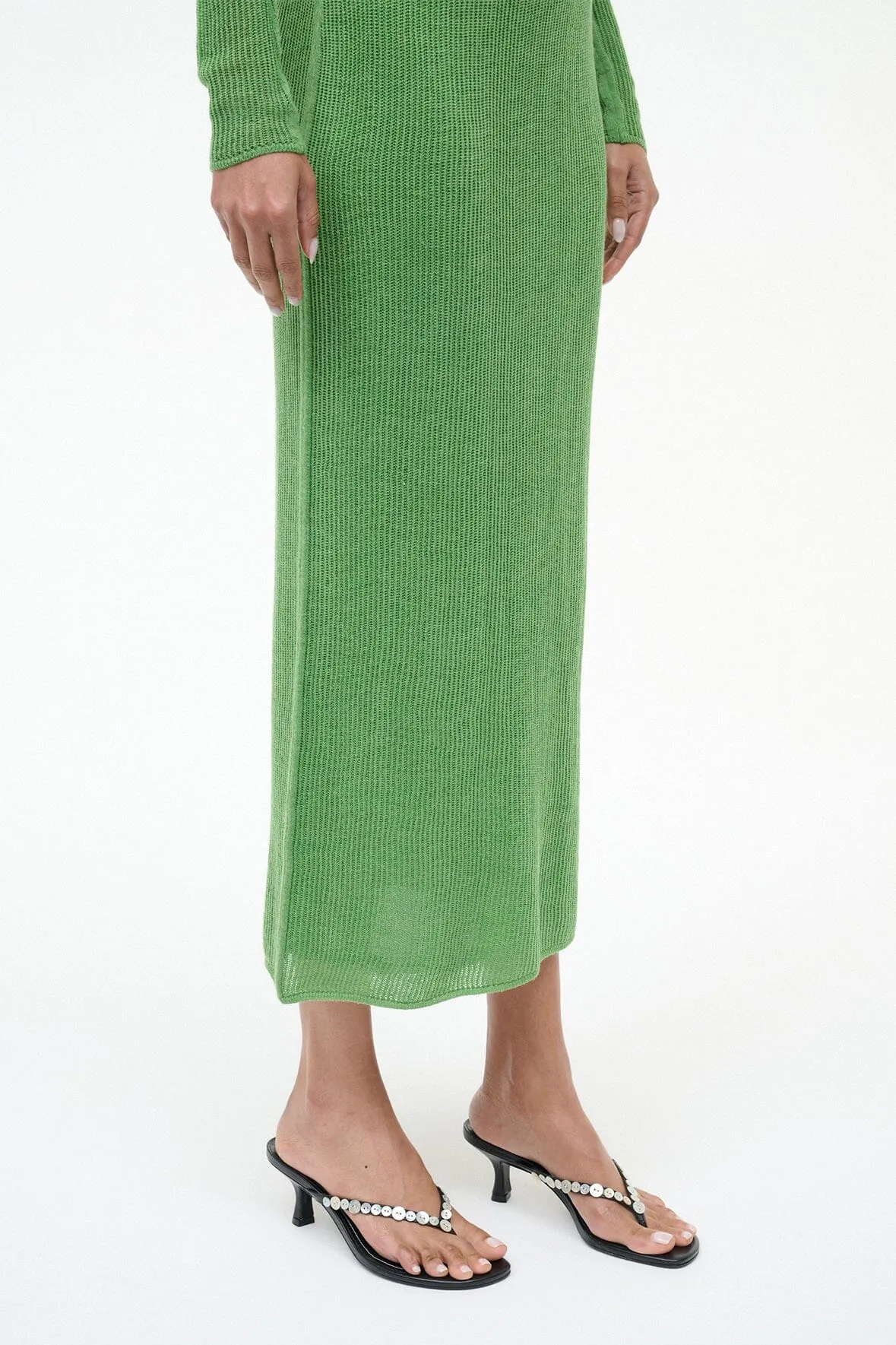 FREJA KITTEN HEEL | MOTHER OF PEARL sold by STAUD product image thumbnail 4